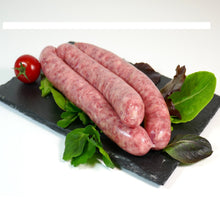 Load image into Gallery viewer, Beef and Cracked Black Pepper Sausages 400g
